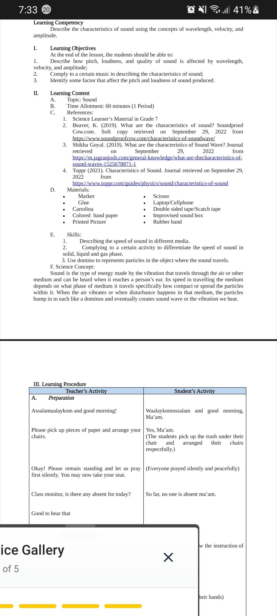 Making Detailed Lesson Plan for Educators
