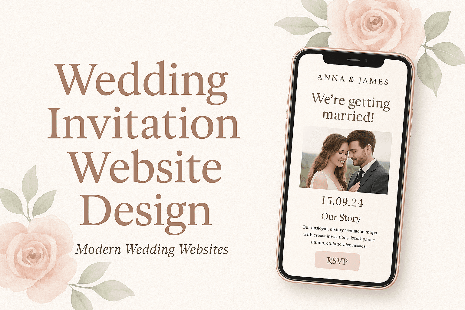Wedding Invitation Website Design