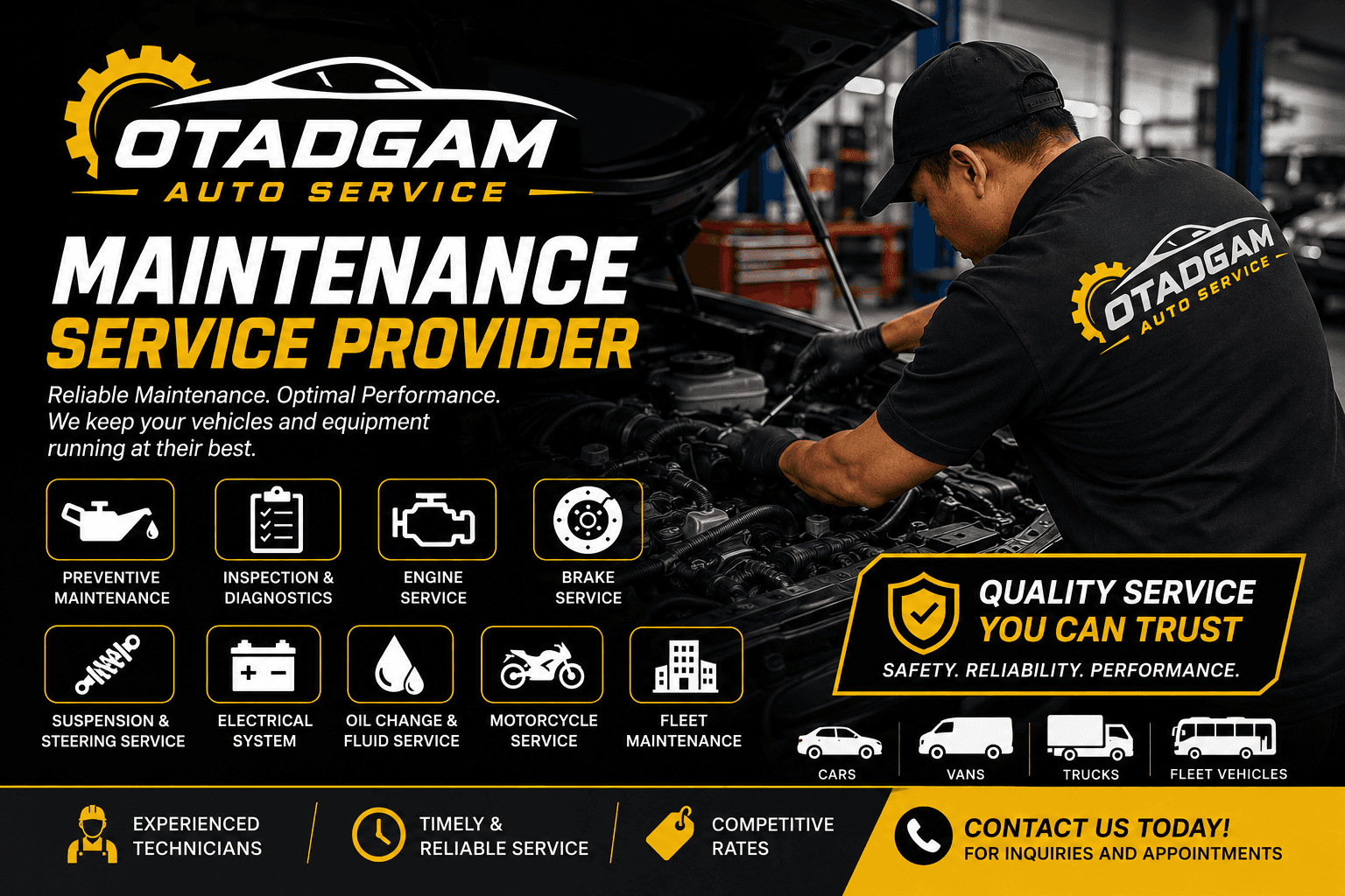 Corporate Fleet Maintenance & Repair Services